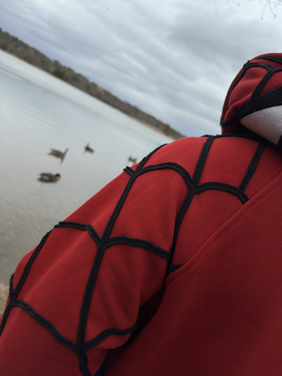 Spider Web Zip-Up Hoodie