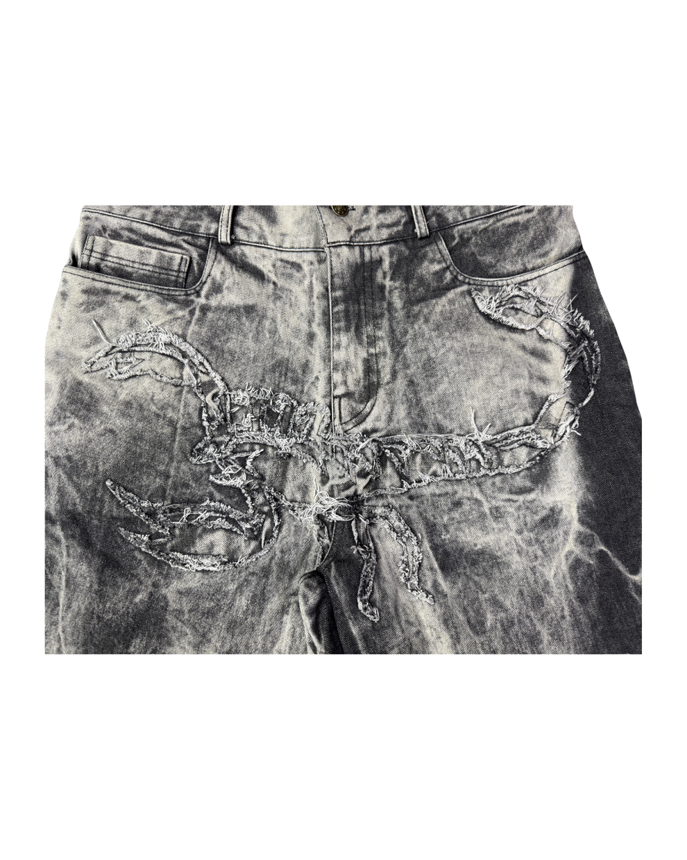 Vintage Washed Wide Leg Denim