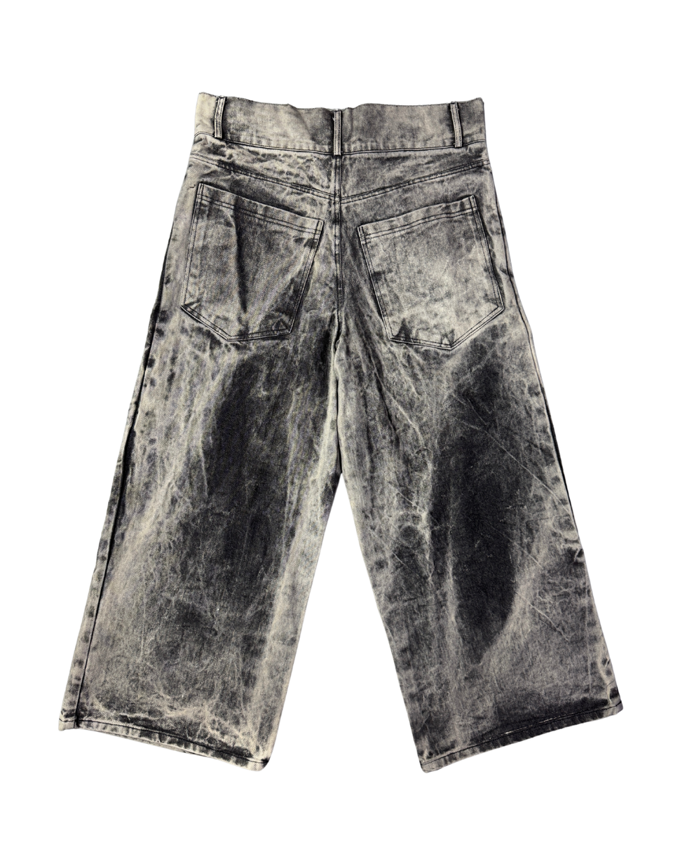 Vintage Washed Wide Leg Denim