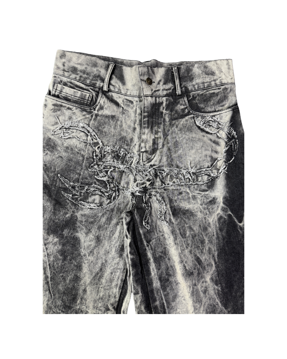 Vintage Washed Wide Leg Denim