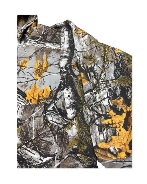 Jungle Grey Camo Zip-Up Hoodie
