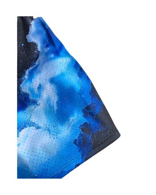 Galaxy Cloud Mesh Shorts