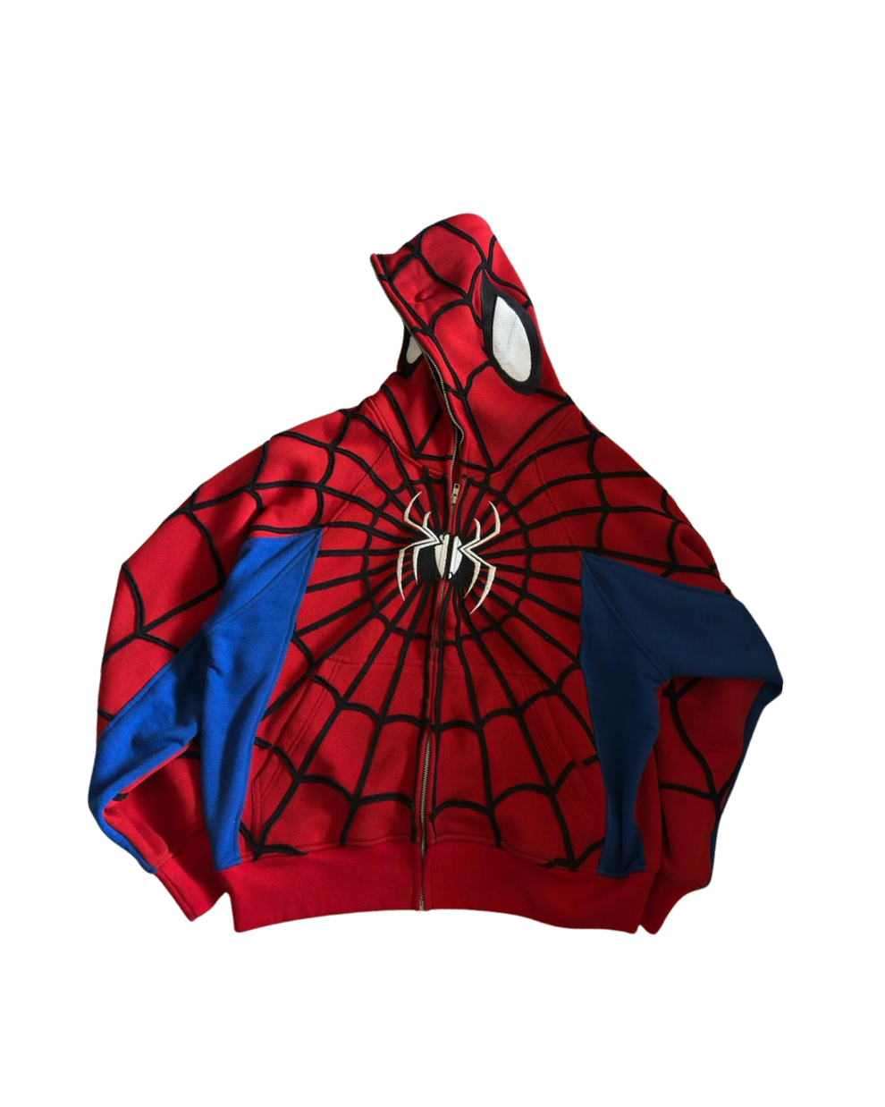 Spider Web Zip-Up Hoodie